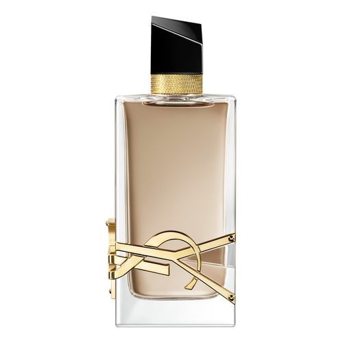 Yves Saint Laurent Libre Flowers and Flames 90ml perfume bottle with floral and fiery design on the packaging