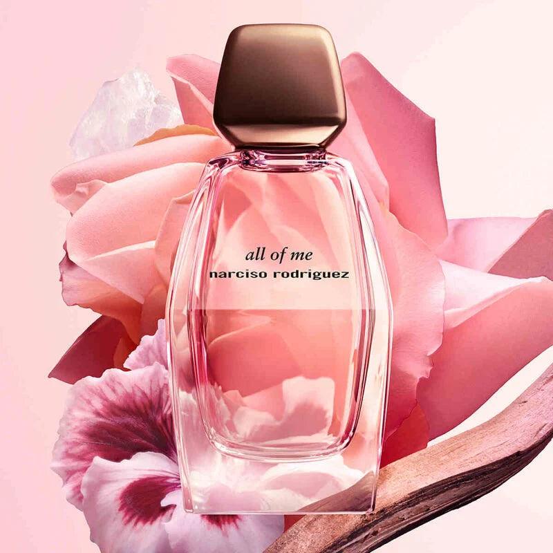 Narciso Rodriguez All Of Me EDP perfume bottle, 90ml, with sleek design and elegant branding visible in the image.