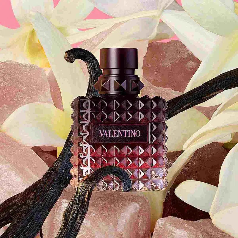 Valentino Born in Roma Donna EDP Intense 100ML perfume bottle with elegant minimalist design.