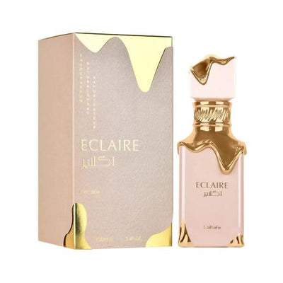Lattafa Eclaire Lattafa Perfumes 100ML bottle with elegant packaging and clear fragrance label visible.