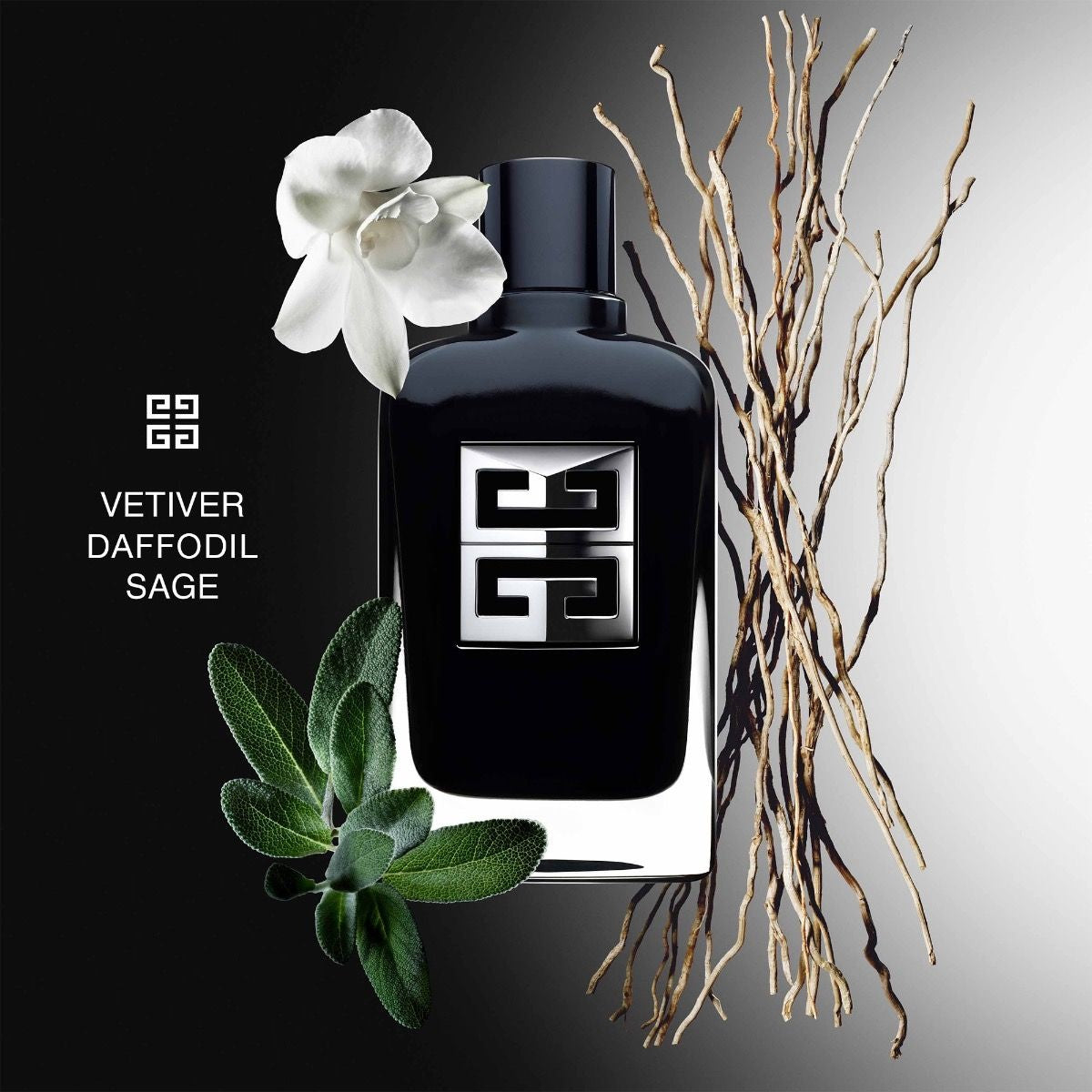 Givenchy Gentleman Society 100ml men's fragrance bottle with sleek design and elegant packaging.