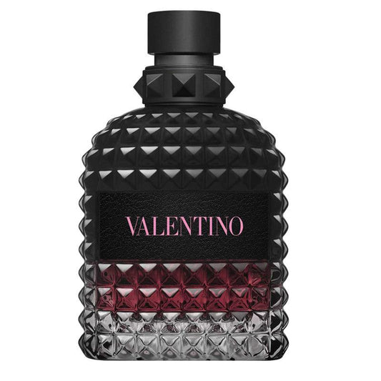 Valentino Uomo Born In Roma INTENSE 100ML perfume bottle with sleek design and Valentino branding.