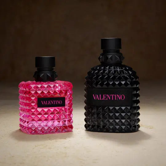 Valentino Born in Roma Donna Extradose 100ml perfume bottle with elegant design and clear branding in the image.