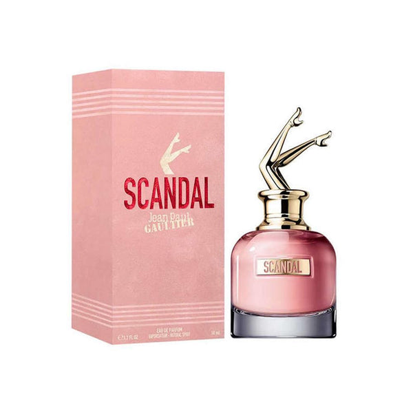 Jean Paul Gaultier Scandal EDP perfume bottle, 80ml, with elegant packaging and floral fragrance design.