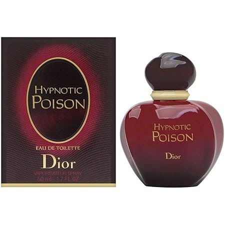 Dior Hypnotic Poison 100ml perfume bottle with elegant dark glass and gold accents, displayed against a neutral background.