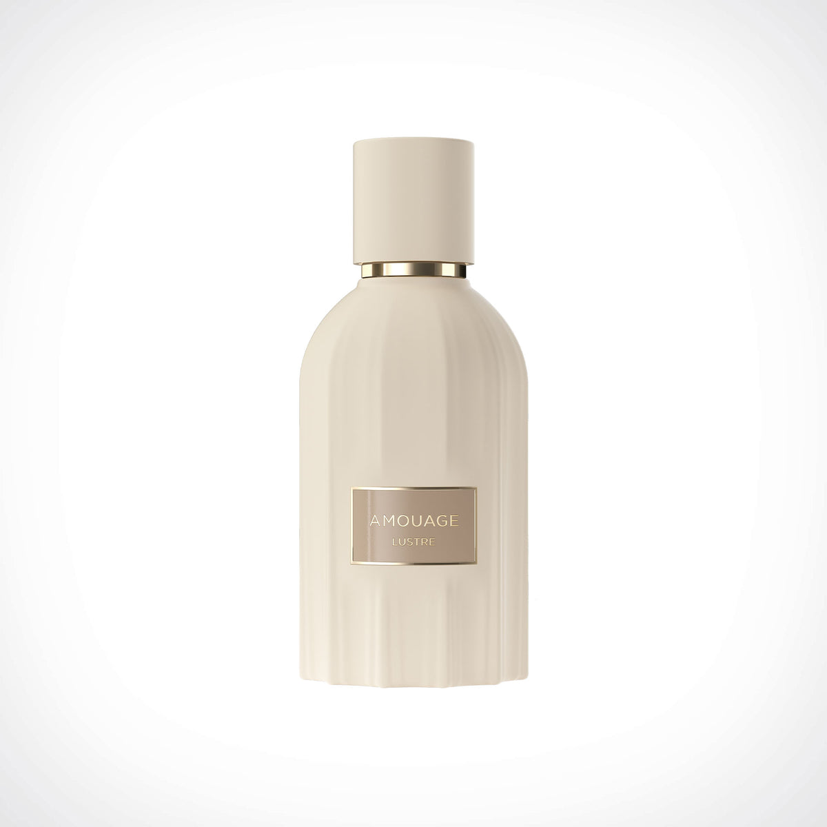 Amouage Lustre perfume bottle, 100ml with elegant design, showcasing a luxurious fragrance packaging.
