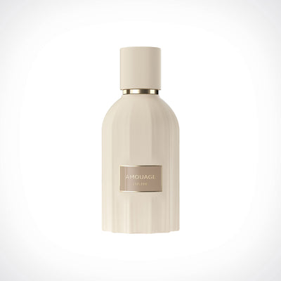 Amouage Lustre perfume bottle, 100ml with elegant design, showcasing a luxurious fragrance packaging.