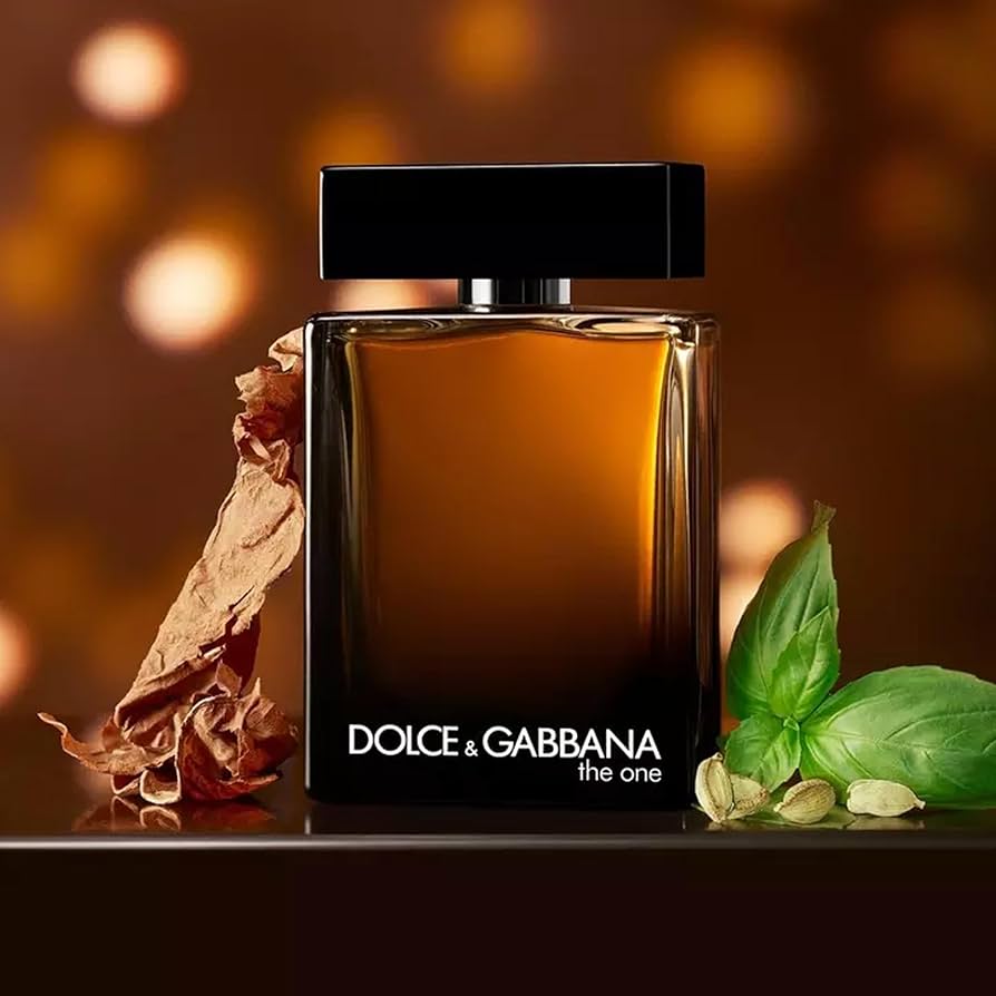 Dolce & Gabbana The One for Men Eau de Parfum 100ml bottle with sleek black and gold design.