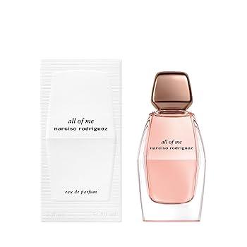 Narciso Rodriguez All Of Me EDP perfume bottle with minimalist design, 90ml size, featuring a sleek, elegant glass container.