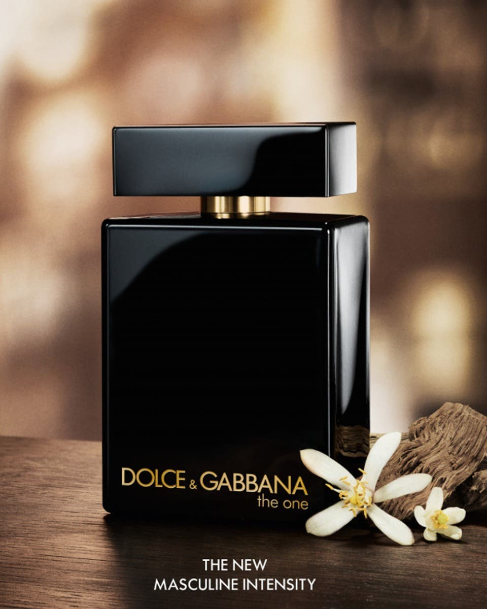 Dolce & Gabbana The One For Men Eau de Parfum Intense 100ML bottle with sleek black and gold design.