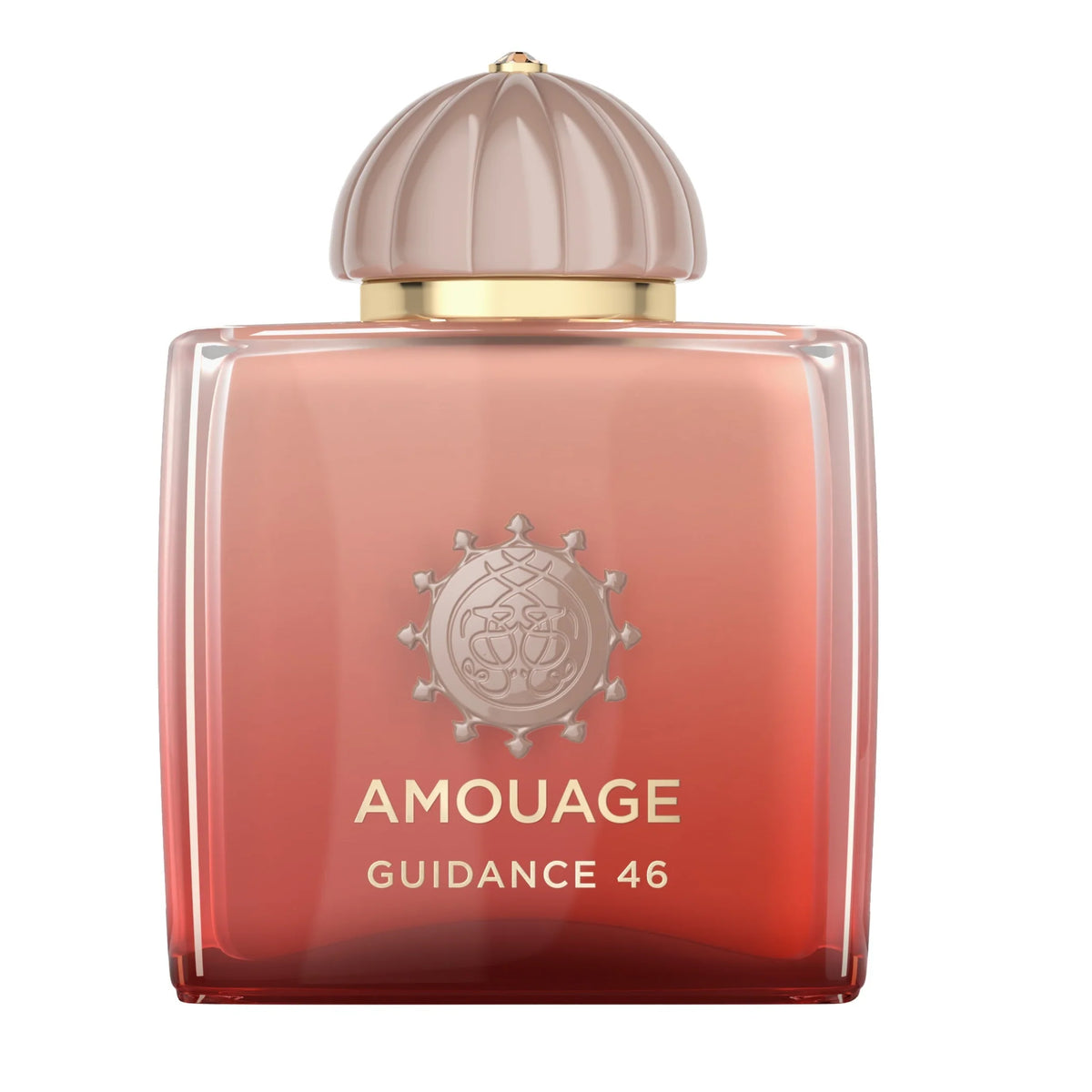 Amouage Guidance 46 100ml perfume bottle, sleek glass design showcasing the fragrance.