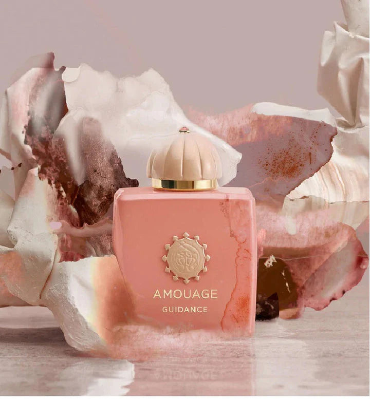 Amouage Guidance 100ml fragrance bottle with elegant packaging and branding visible.