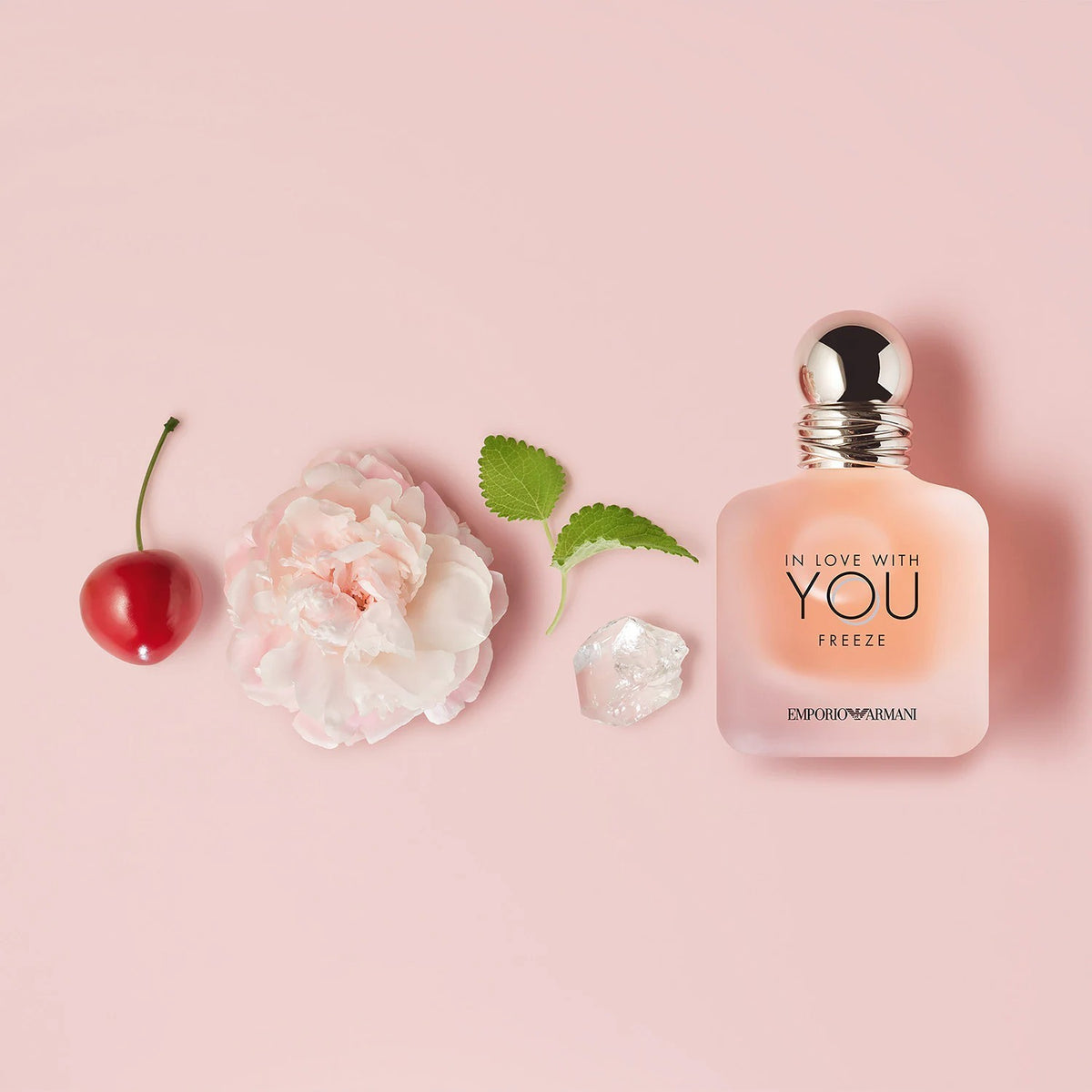 Emporio Armani In Love With You Freeze 100ML perfume bottle with sleek design and elegant branding.