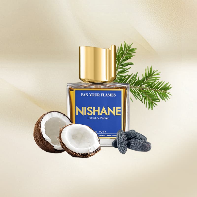 Nishane Fan Your Flames 100ml perfume bottle with a sleek design and elegant packaging for a luxurious fragrance experience.