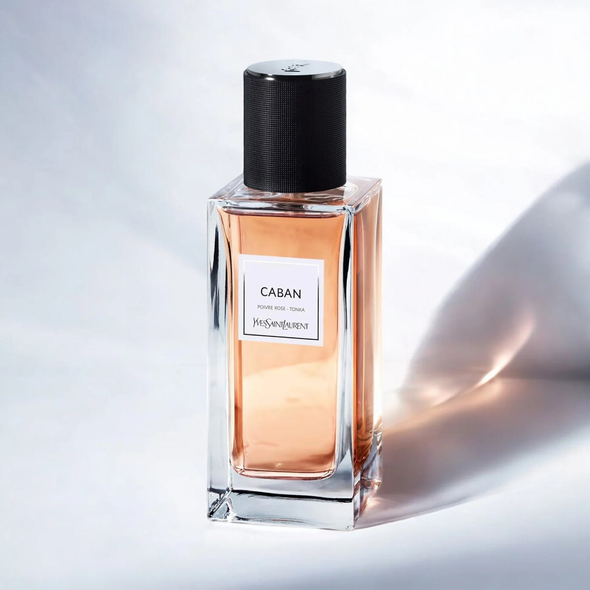Yves Saint Laurent Caban perfume bottle, 125ML, elegant design with a sleek, dark-colored glass container and minimalist label.