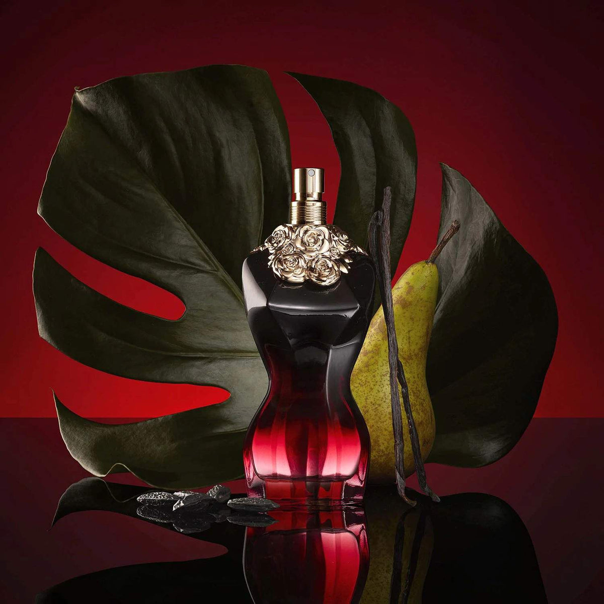 Jean Paul Gaultier La Belle Le Parfum 100ml bottle with elegant floral and fruity fragrance design.