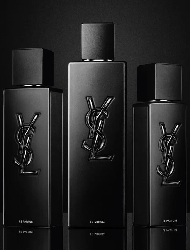 Yves Saint Laurent MYSLF Le Parfum 100ML bottle with quote design, showcasing sleek packaging and elegant branding.