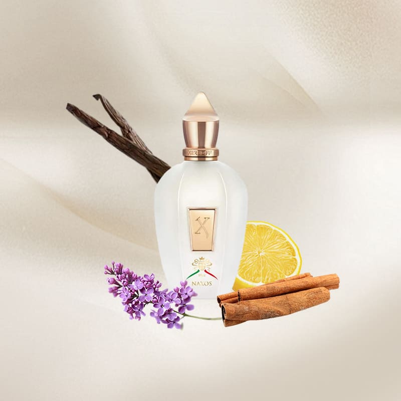 Xerjoff Naxos Eau de Parfum bottle, 100ML, with elegant packaging and detailed label visible in the image.