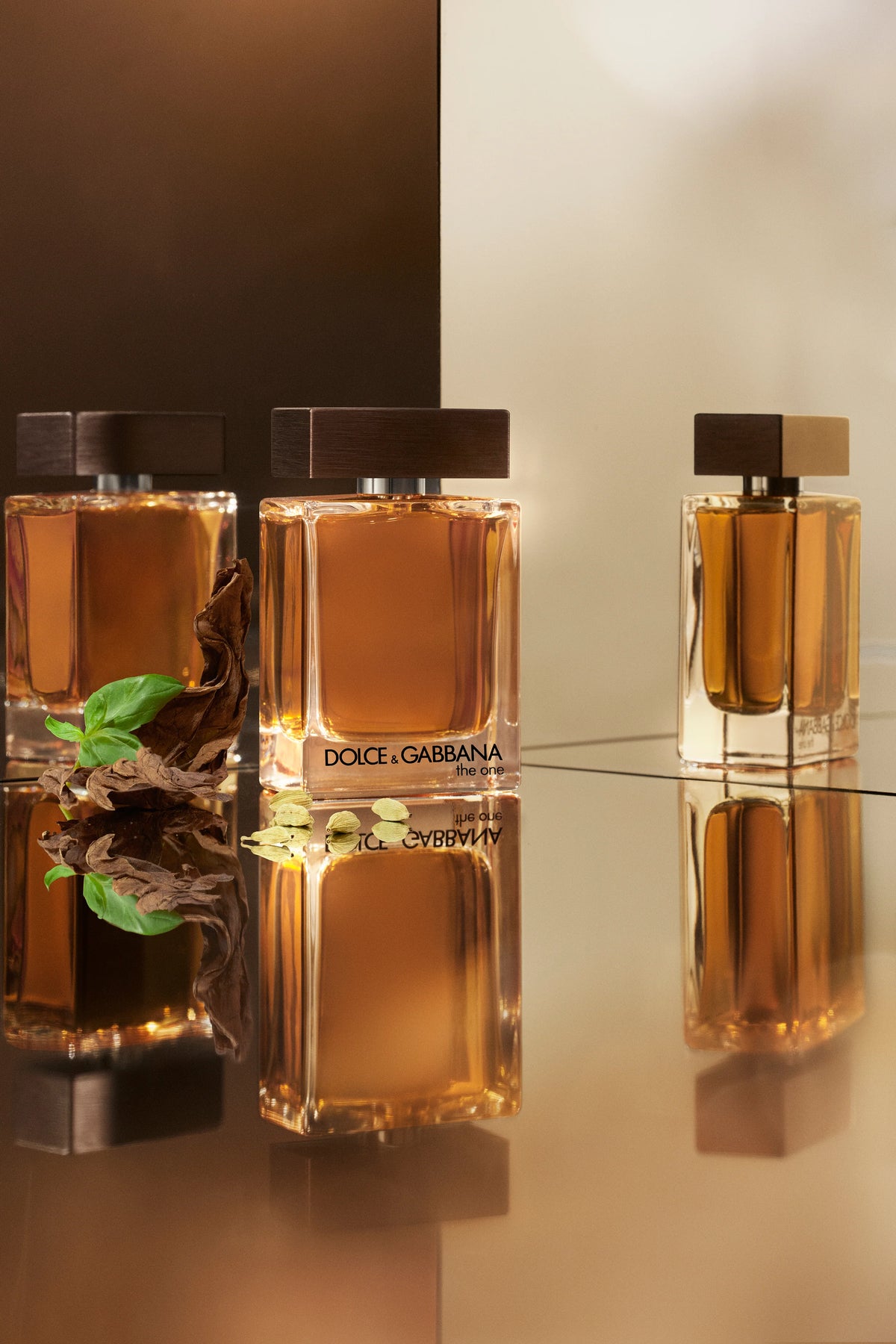 Dolce & Gabbana The One for Men 100ml fragrance bottle with silver cap and sleek design, front view.