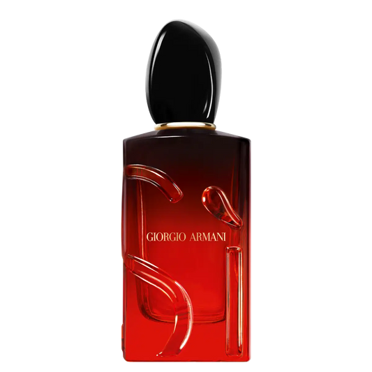 Giorgio Armani Sì Passione Eau de Parfum Intense 100ml bottle with elegant design and branding visible.