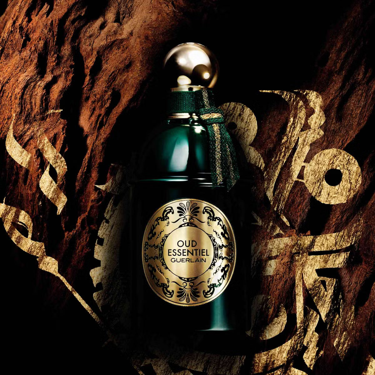 Guerlain Les Absolus d'Orient Oud Essentiel fragrance bottle, 125ml, with elegant packaging and luxurious design.