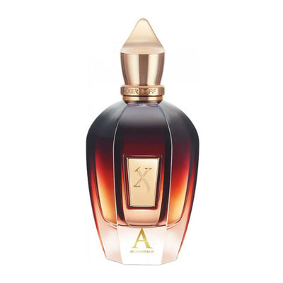 Xerjoff Alexandria II unisex Eau de Parfum bottle with intricate label and elegant packaging, 100ml size.