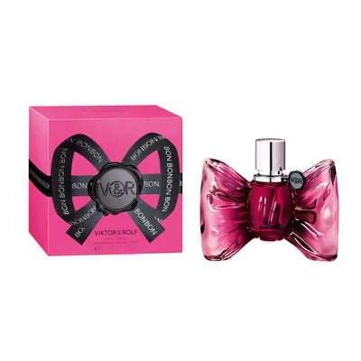 Viktor&Rolf Bonbon 100ml perfume bottle with a luxurious gold and caramel-colored design, elegant and eye-catching.